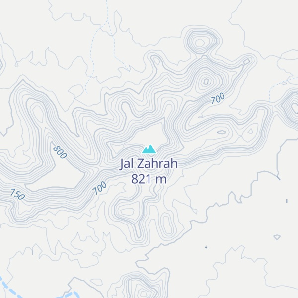 Map of Jal Zahrah