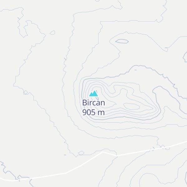 Map of Bircan