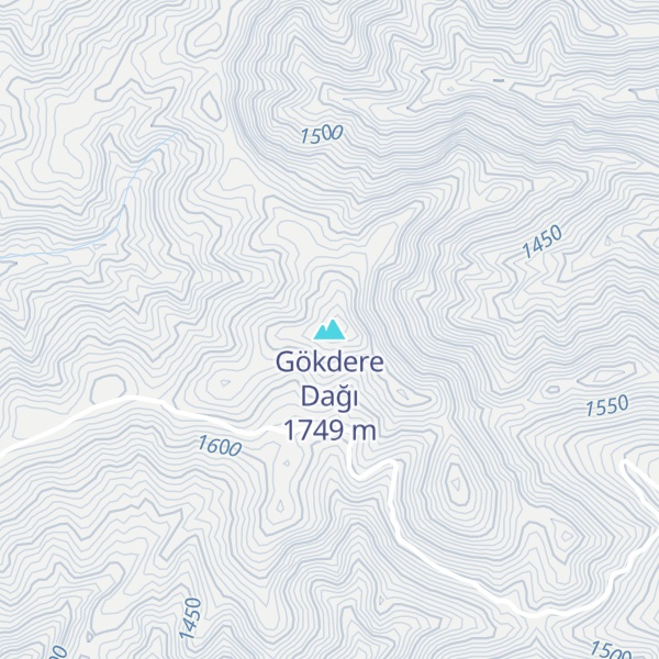 Map of Gökdere Dağı