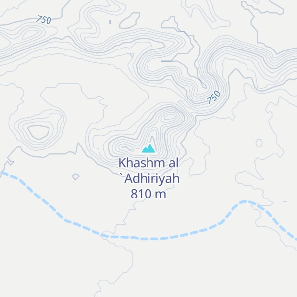 Map of Khashm al `Adhiriyah