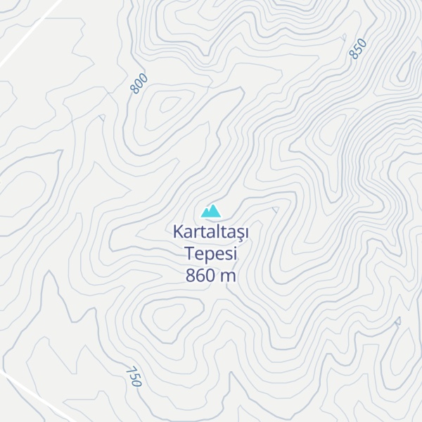 Map of Kartaltaşı Tepesi