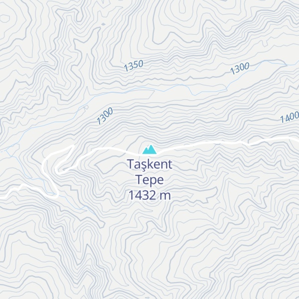 Map of Taşkent Tepe