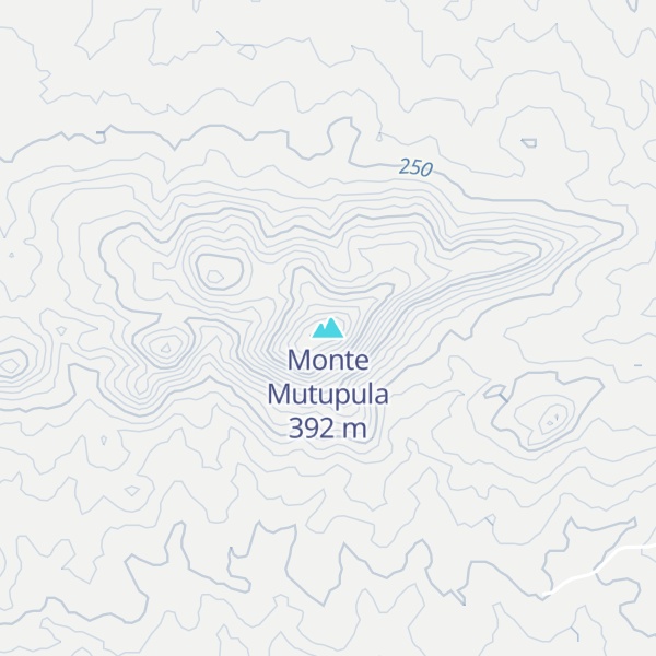 Map of Monte Mutupula