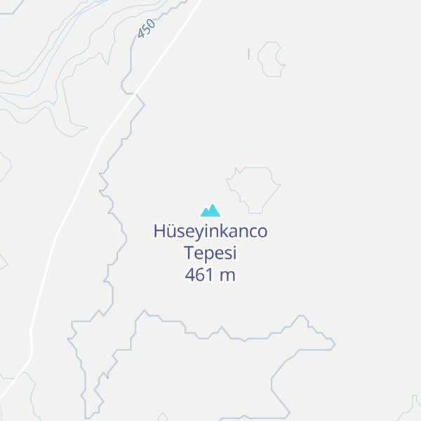 Map of Hüseyinkanco Tepesi