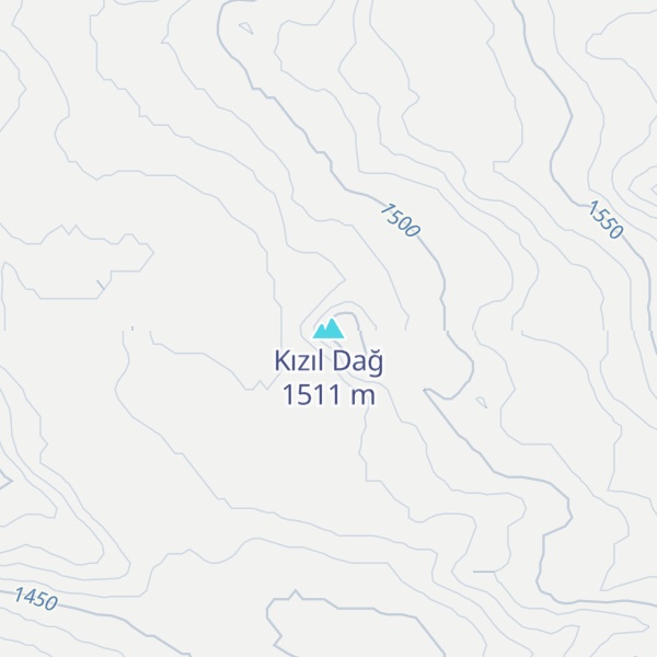 Map of Kızıl Dağ