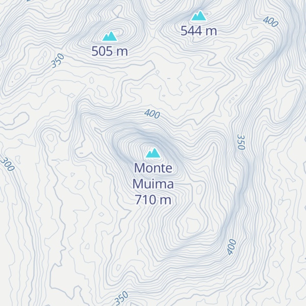 Map of Monte Muima