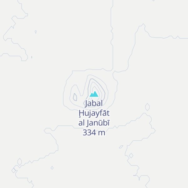 Map of Jabal Ḩujayfāt al Janūbī