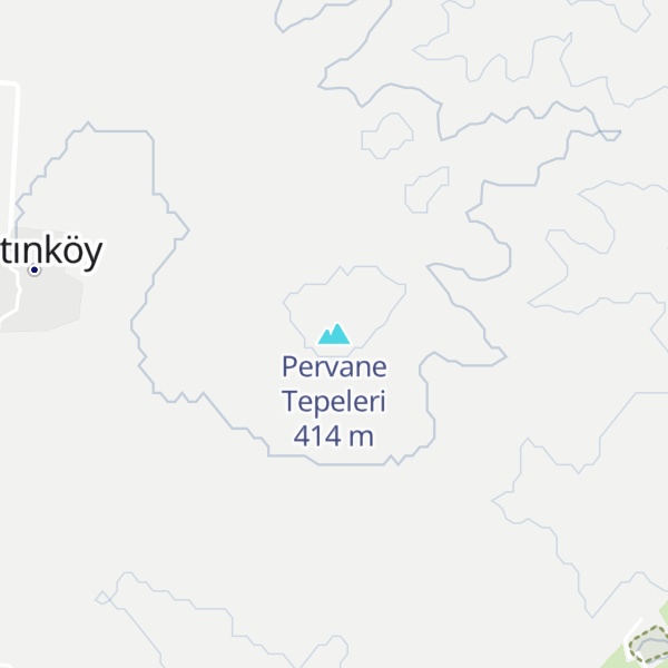 Map of Pervane Tepeleri
