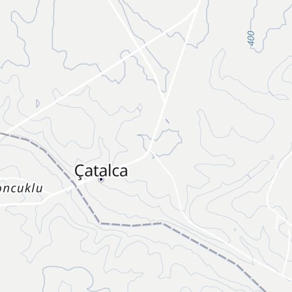 Map of Çatalca