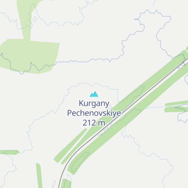 Map of Kurgany Pechenovskiye