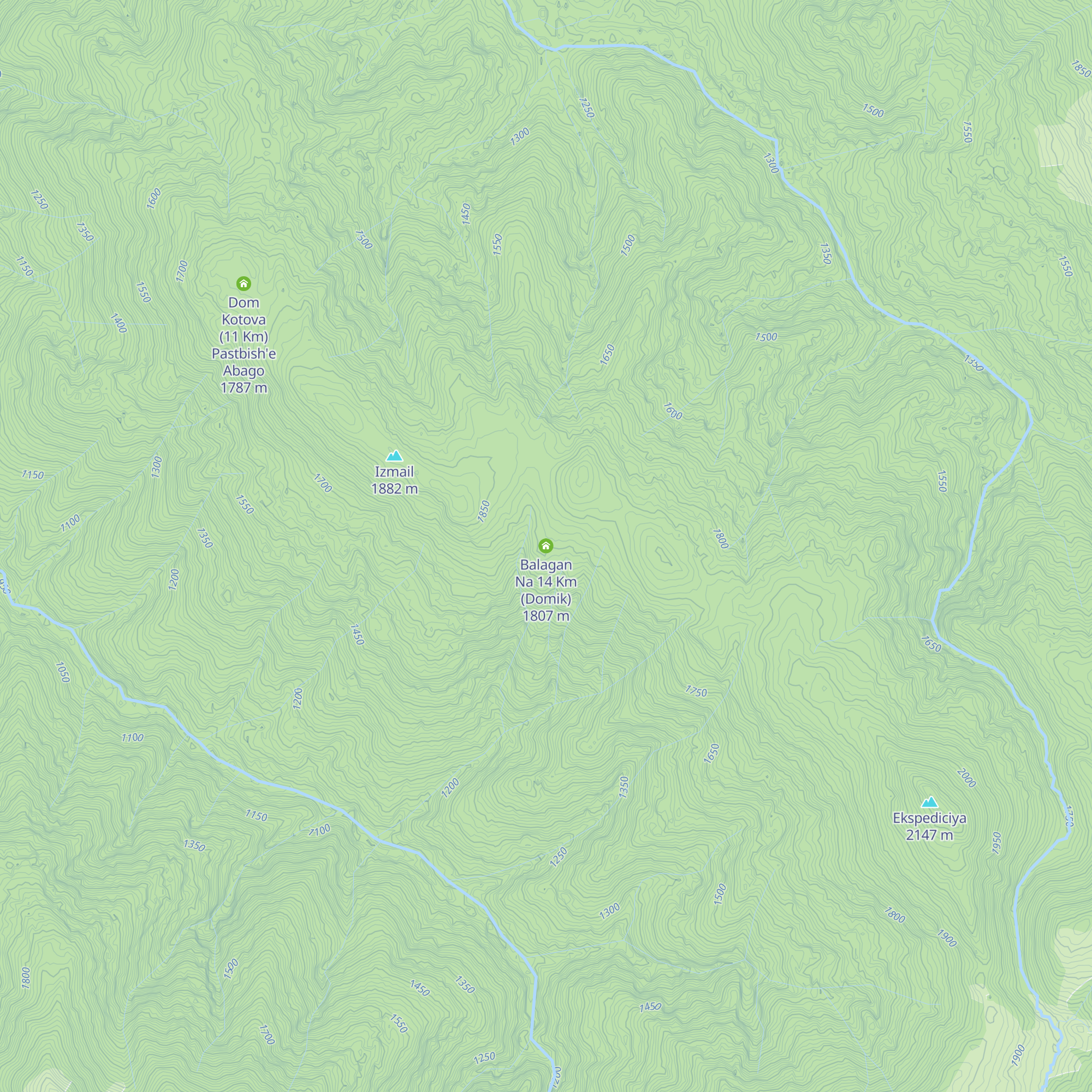 Balagan Na 14 Km (Domik) map