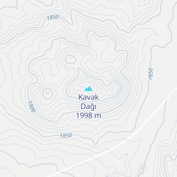 Map of Kavak Dağı