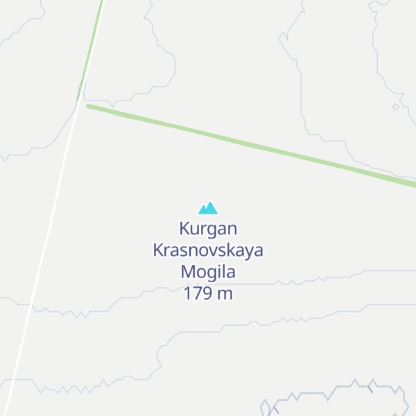 Map of Kurgan Krasnovskaya Mogila