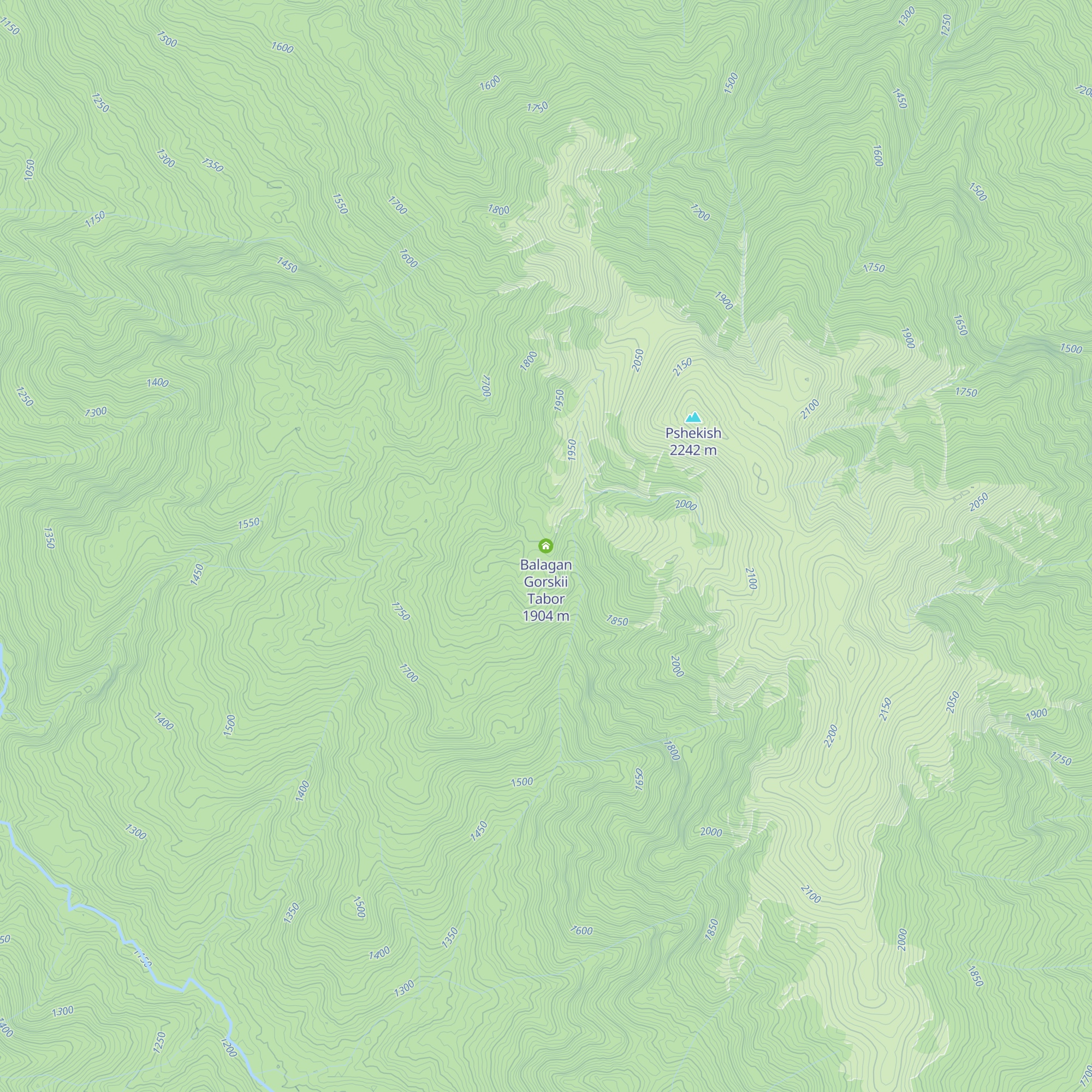 Balagan Gorskii Tabor map