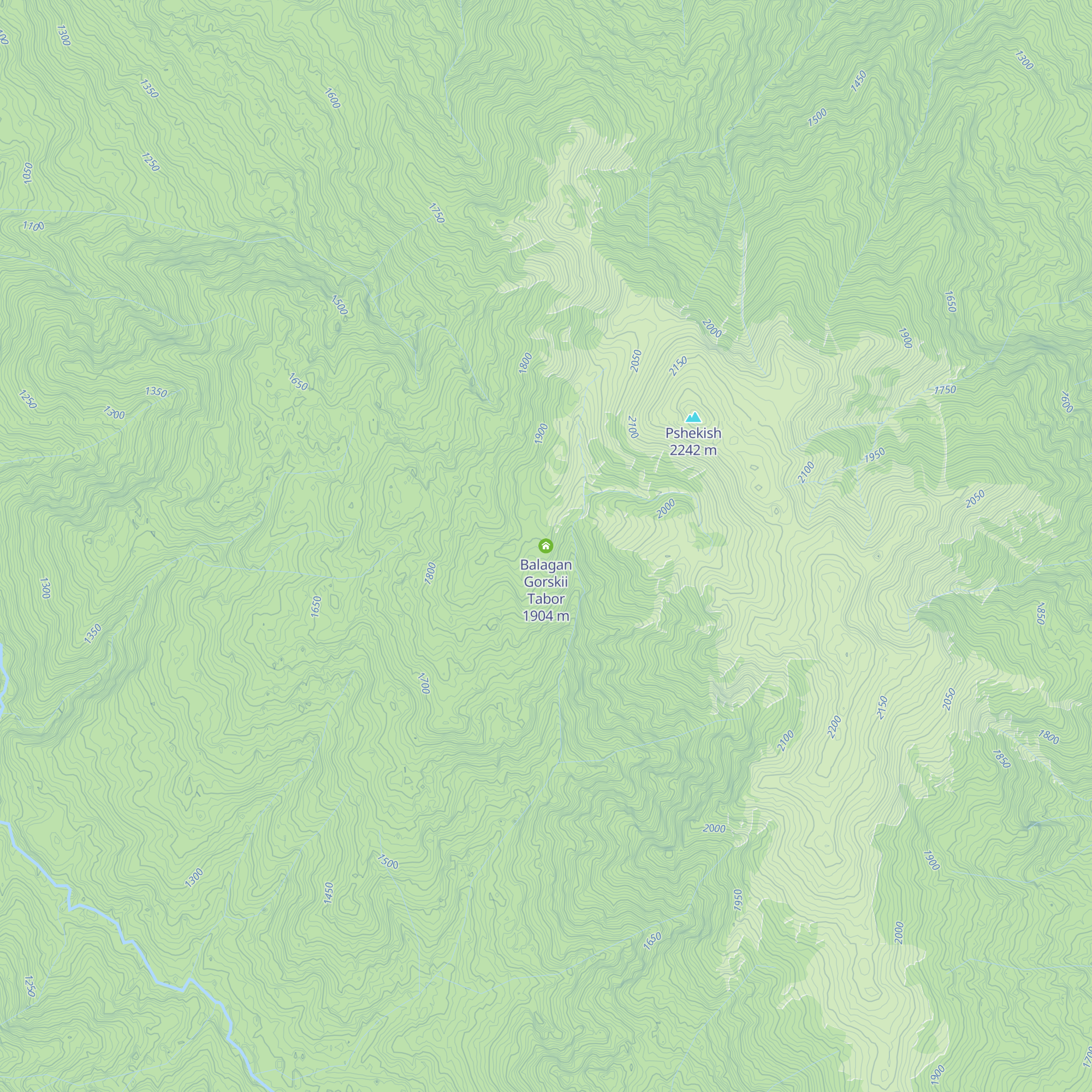Balagan Gorskii Tabor map
