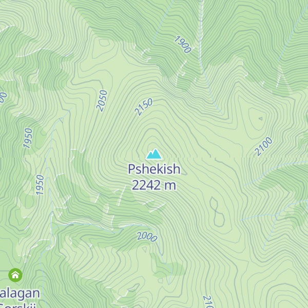 Map of Pshekish