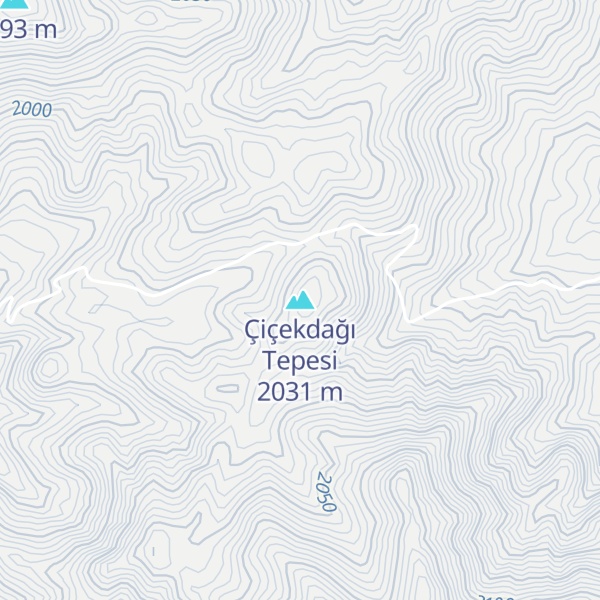 Map of Çiçekdağı Tepesi