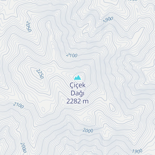Map of Çiçek Dağı