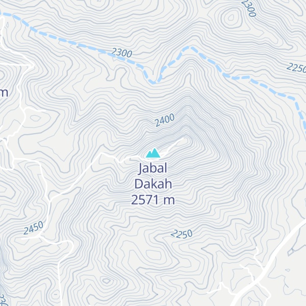 Map of Jabal Dakah