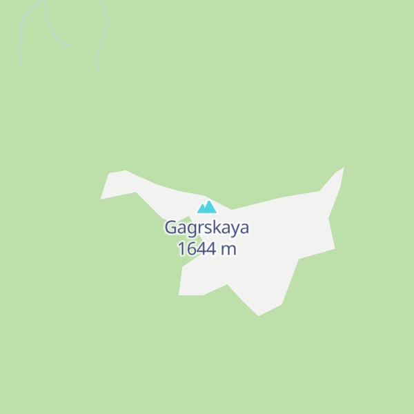 Map of Gagrskaya