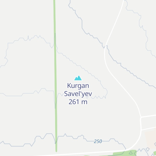 Map of Kurgan Savel'yev