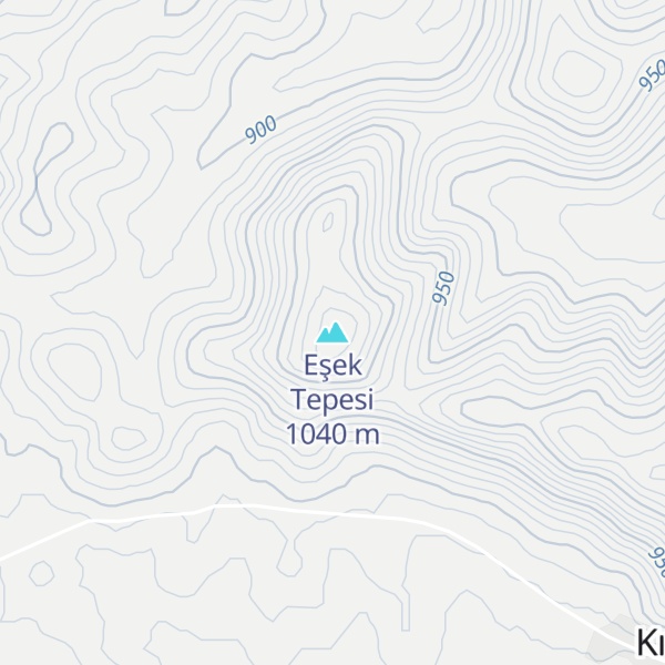 Map of Eşek Tepesi