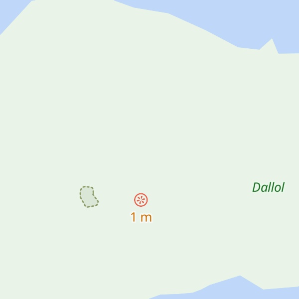 Map of Dallol