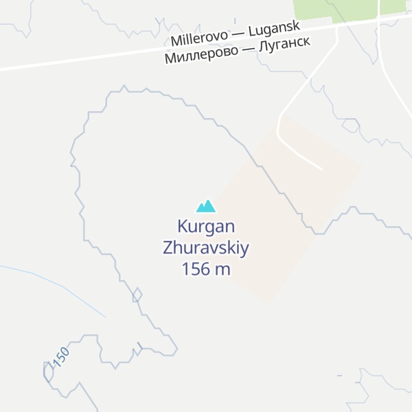 Map of Kurgan Zhuravskiy
