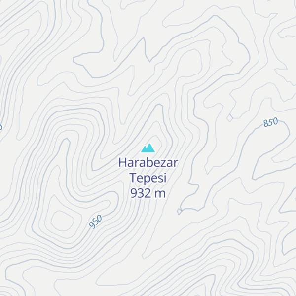 Map of Harabezar Tepesi