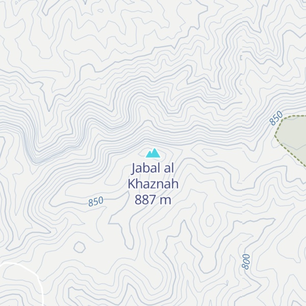 Map of Jabal al Khaznah
