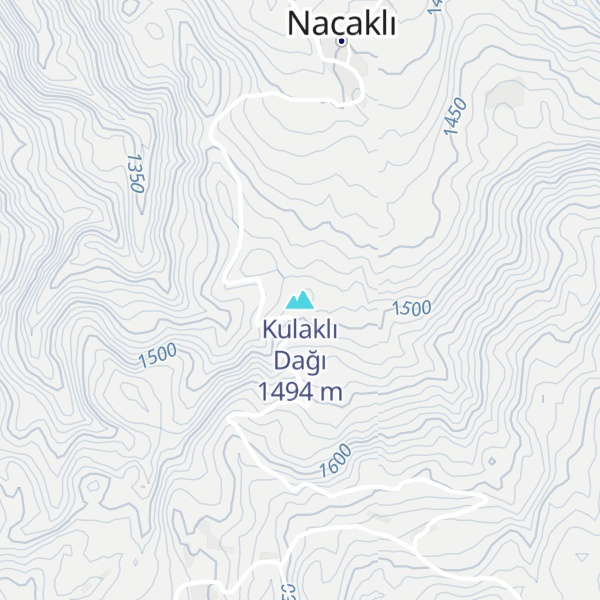 Map of Kulaklı Dağı