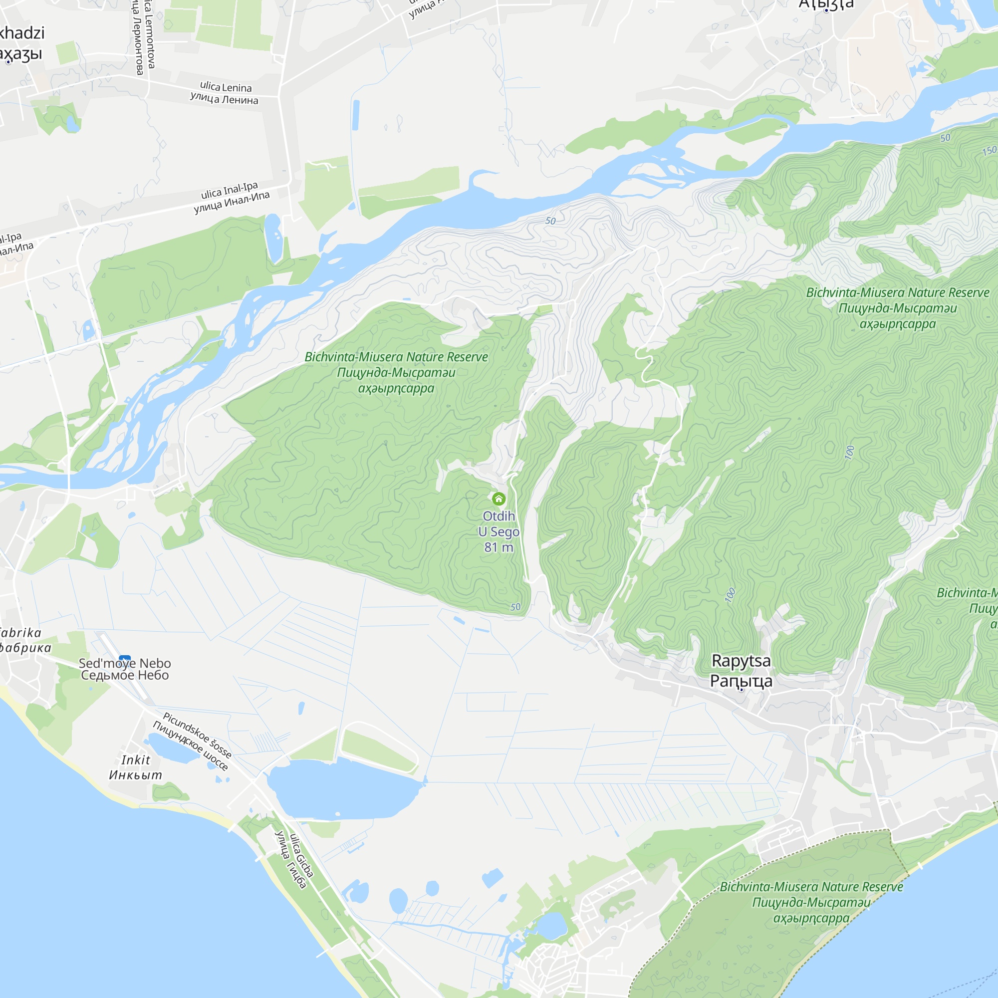 Otdih U Sego map