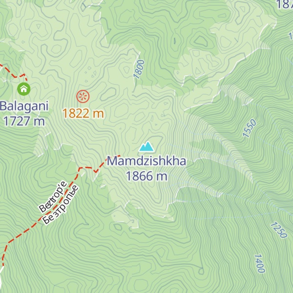 Map of Mamdzishkha