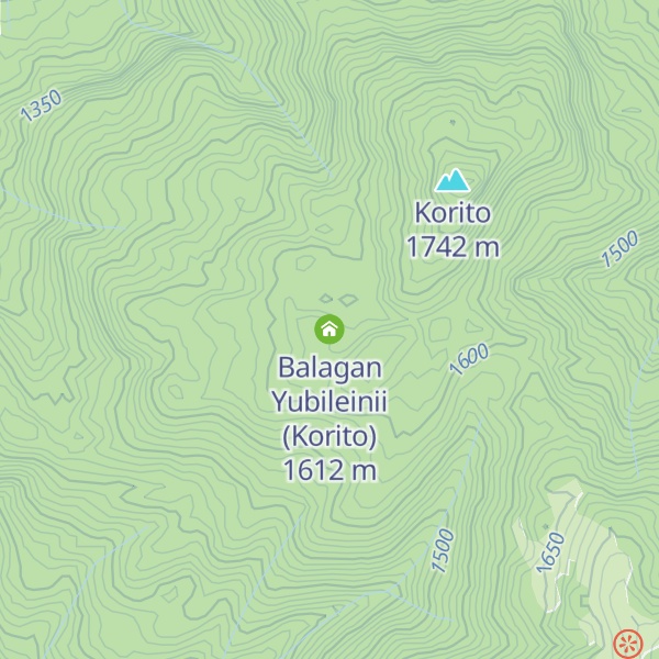 Map of Balagan Yubileinii (Korito)