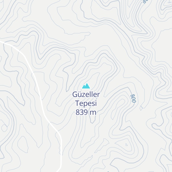 Map of Güzeller Tepesi