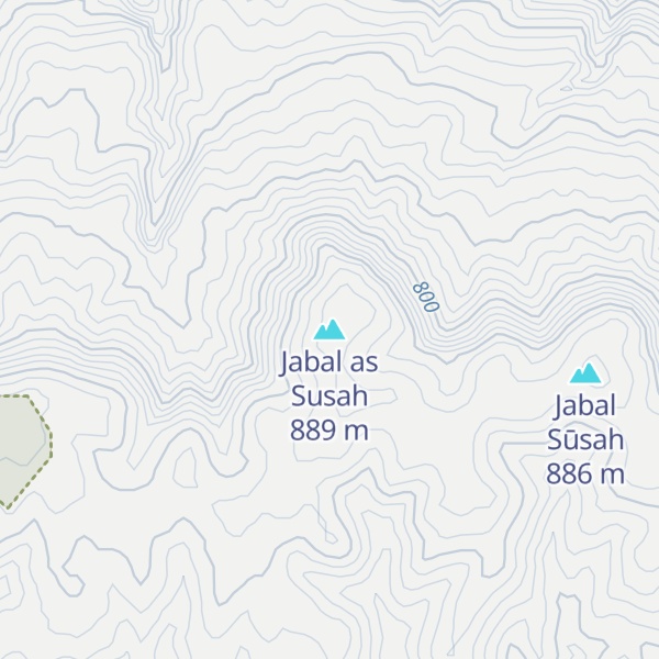 Map of Jabal as Susah