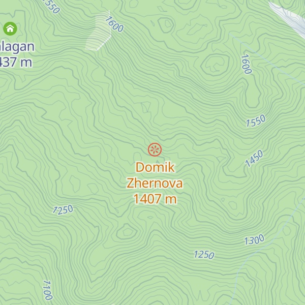 Map of Lager Zhernova