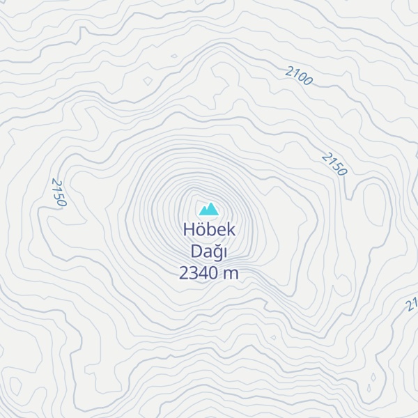 Map of Höbek Dağı