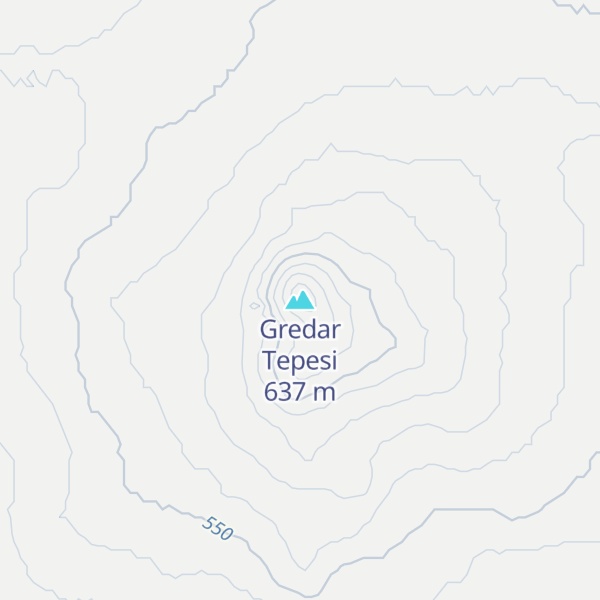 Map of Gredar Tepesi