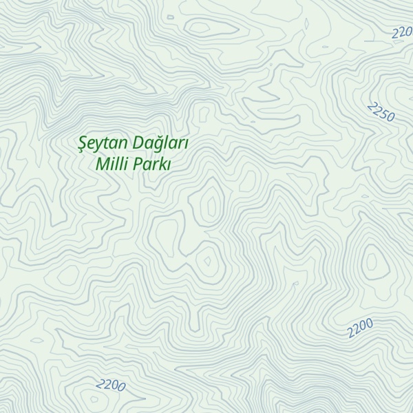 Map of Hakistan Dağı