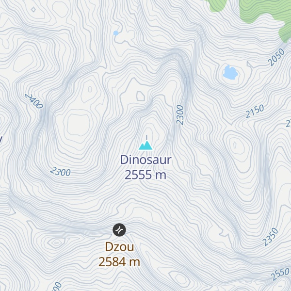 Map of Dinosaur