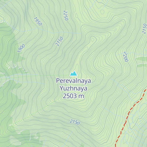 Map of Perevalnaya Yuzhnaya