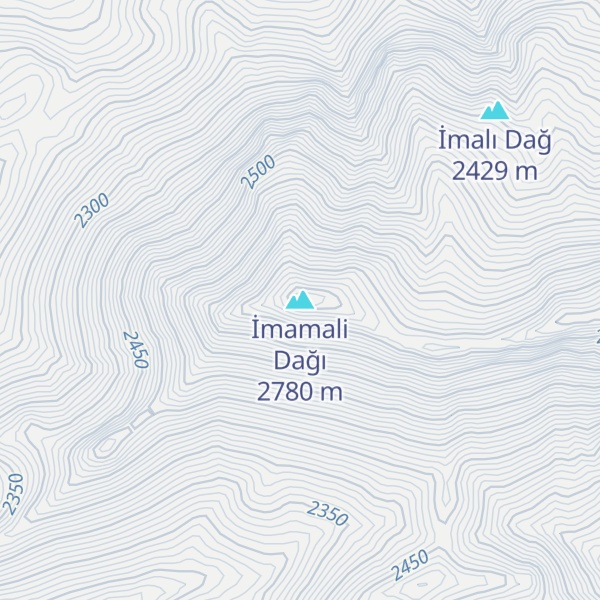 Map of İmamali Dağı