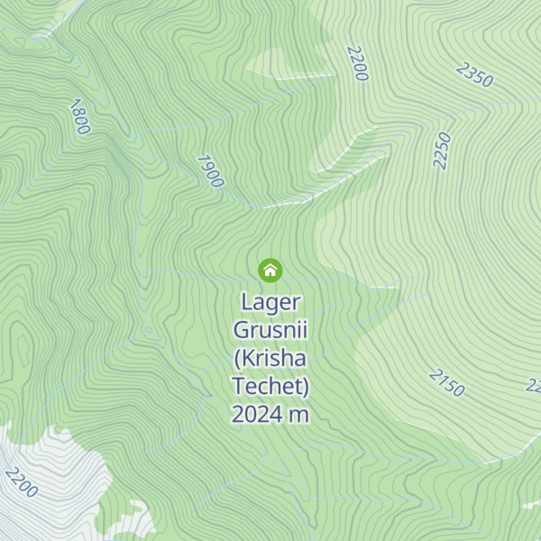 Map of Lager Grusnii (Krisha Techet)