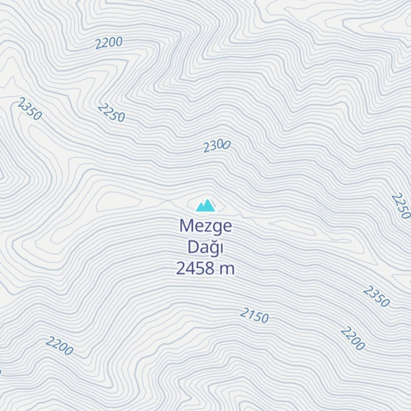 Map of Mezge Dağı