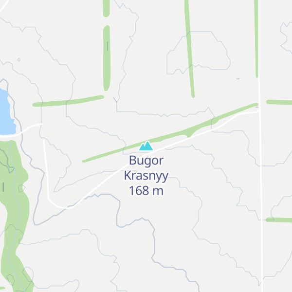 Map of Bugor Krasnyy