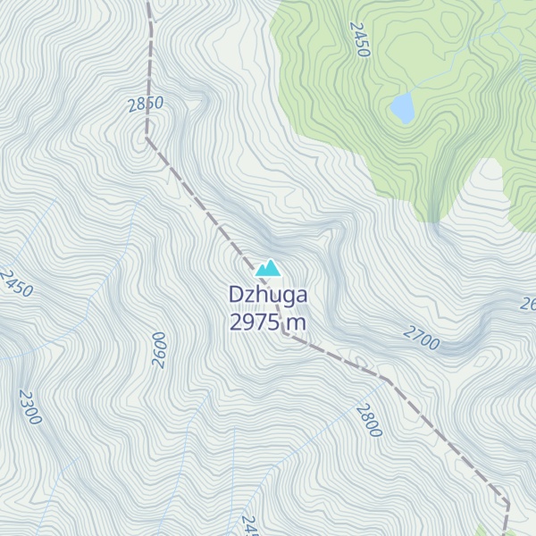 Map of Dzhuga