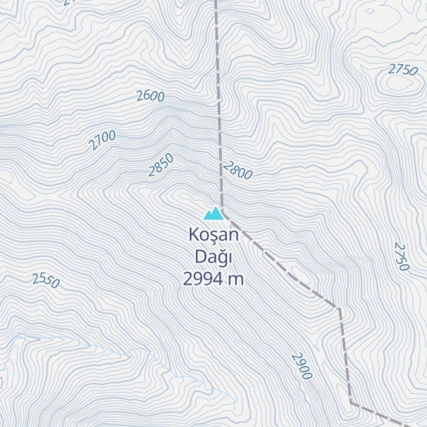 Map of Koşan Dağı
