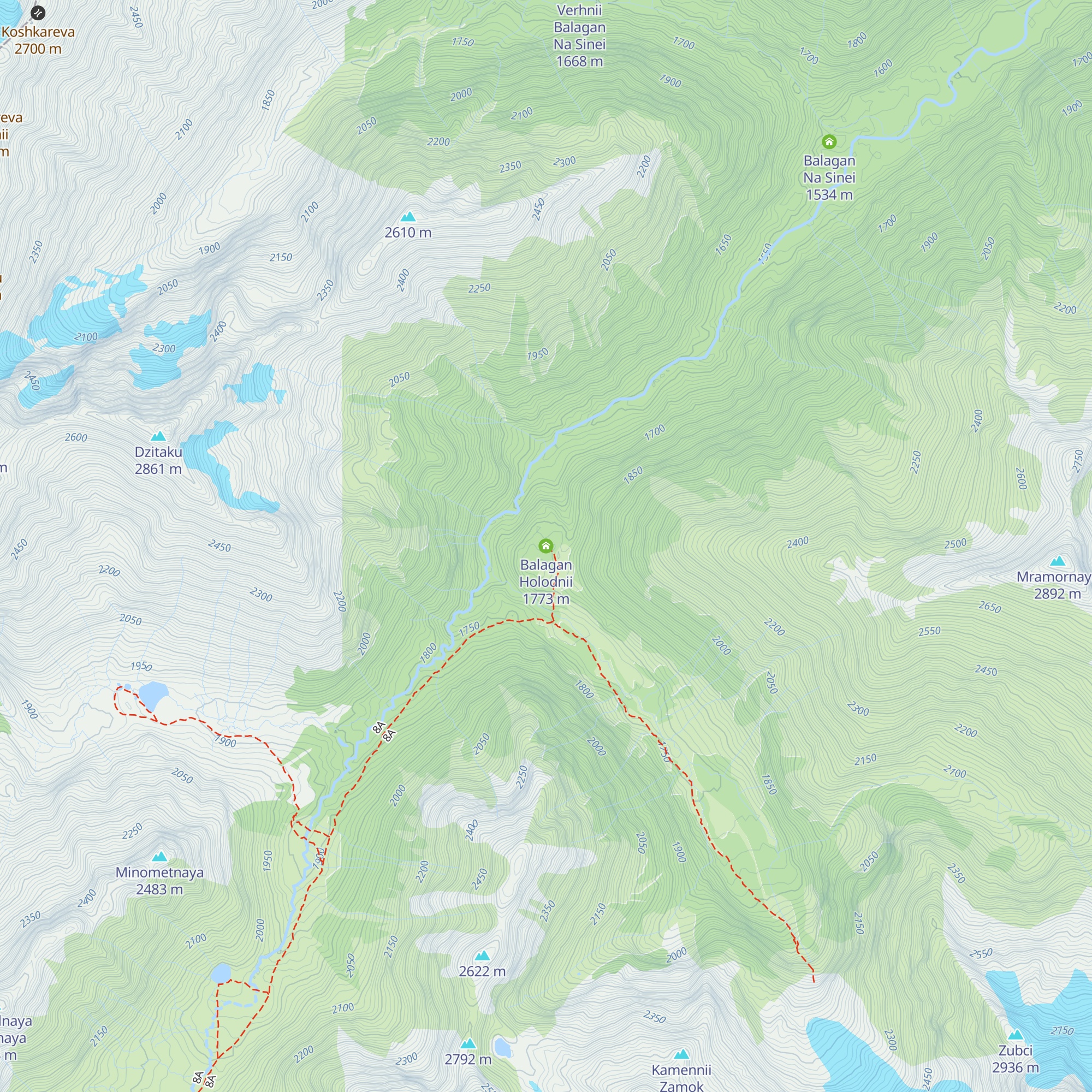 Balagan Holodnii map