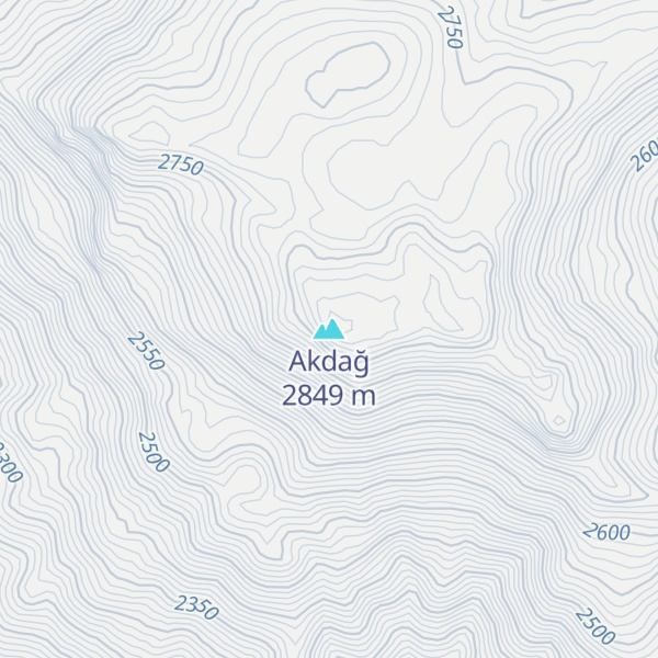 Map of Akdağ